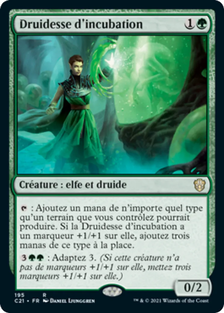 Druidesse d'incubation — Commander 2021 — Magic: The Gathering