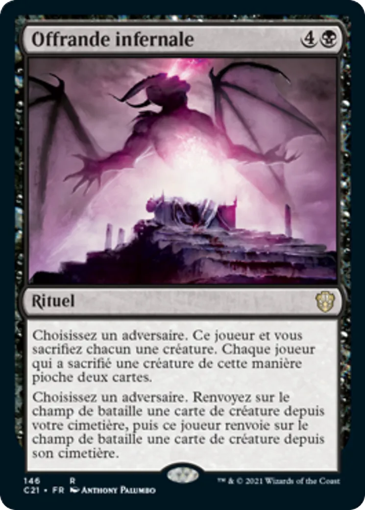 Offrande infernale — Commander 2021 — Magic: The Gathering