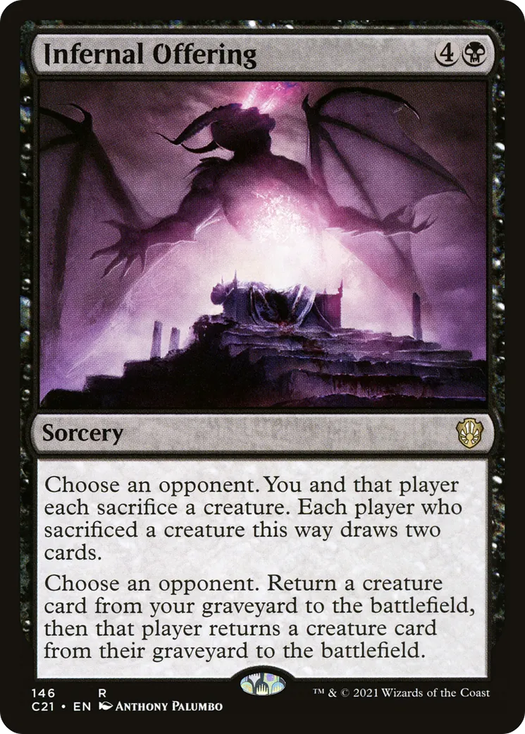 Infernal Offering — Commander 2021 — Magic: The Gathering