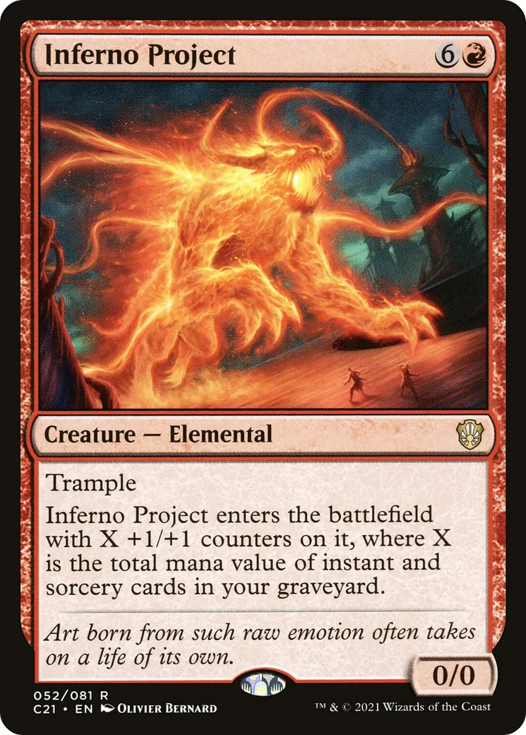 Inferno Project — Commander 2021 — Magic: The Gathering