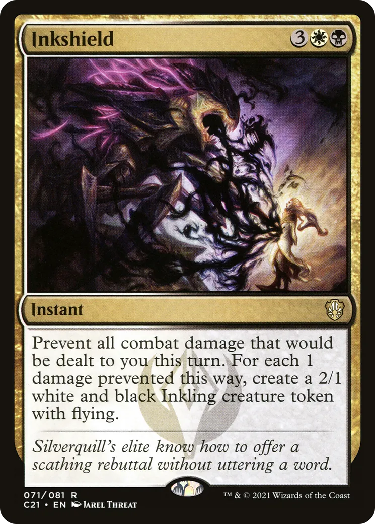 Inkshield from Commander 2021 - Magic: The Gathering