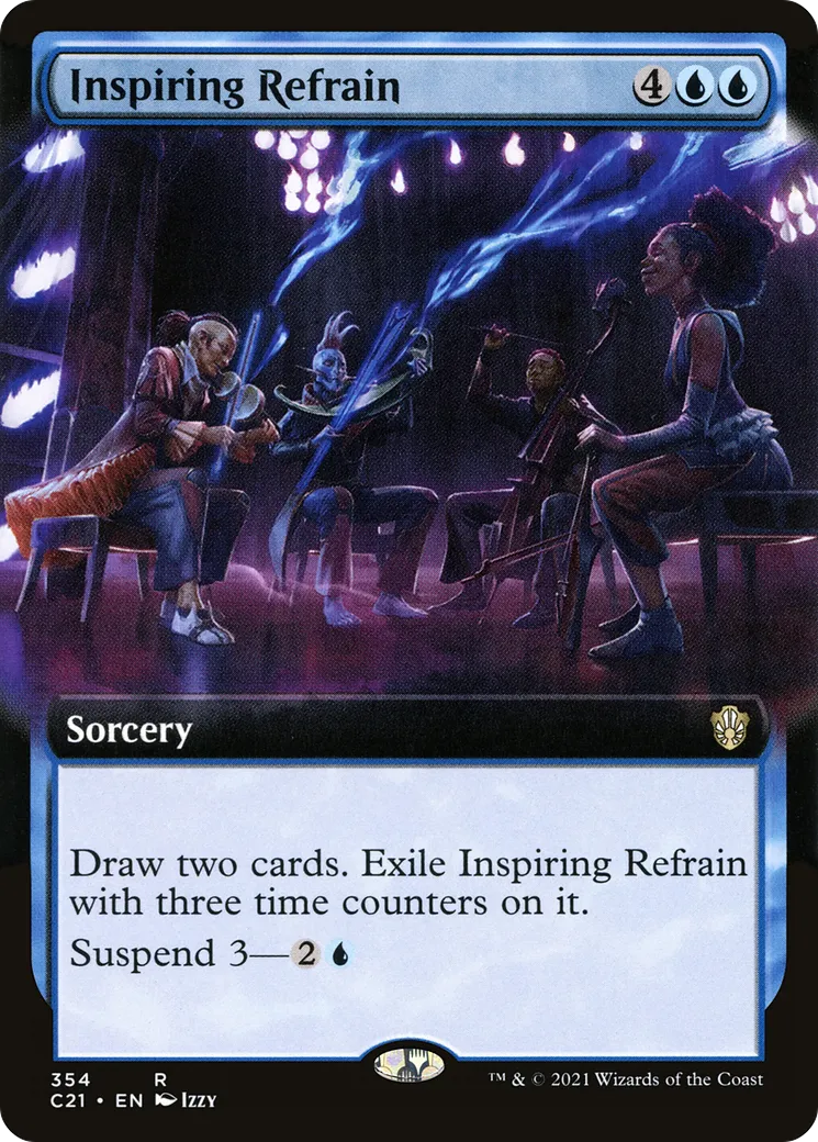 Inspiring Refrain from Commander 2021 - Magic: The Gathering