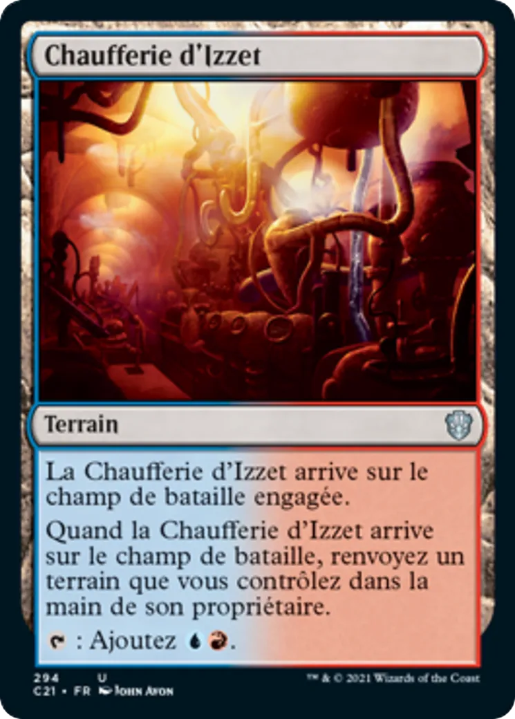 Chaufferie d'Izzet — Commander 2021 — Magic: The Gathering