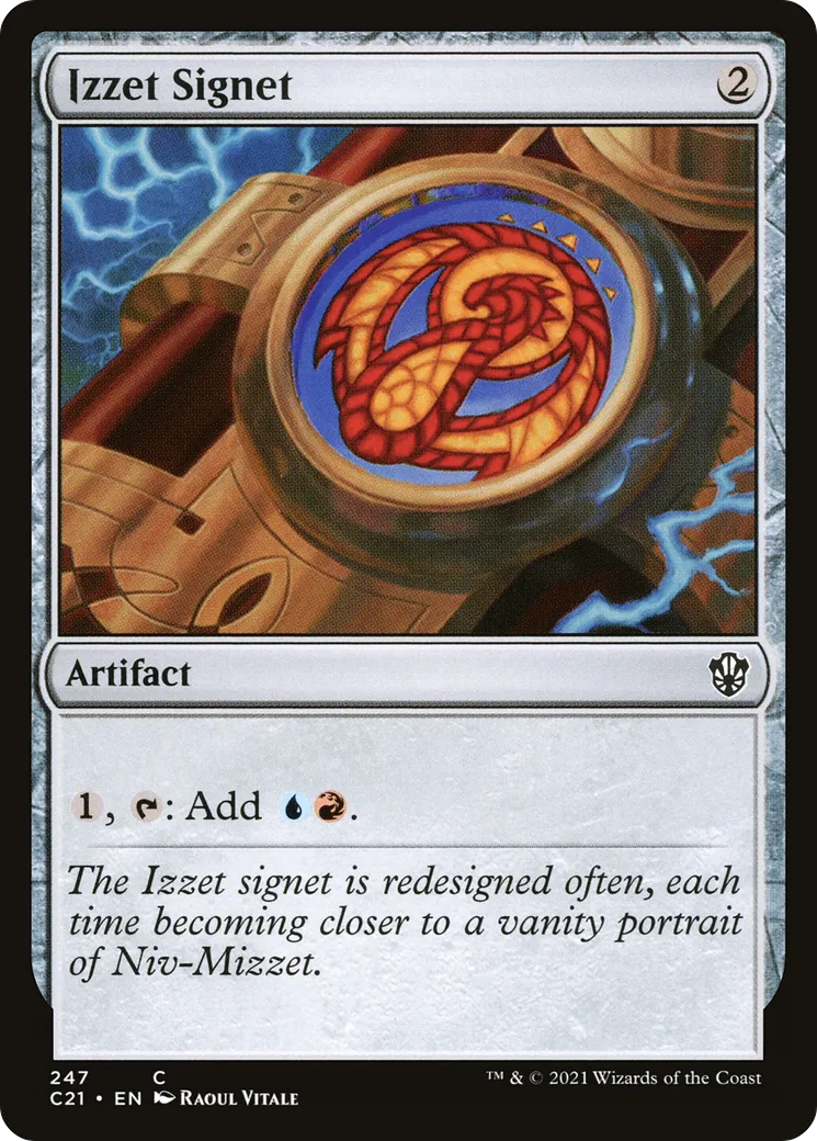 Izzet Signet — Commander 2021 — Magic: The Gathering