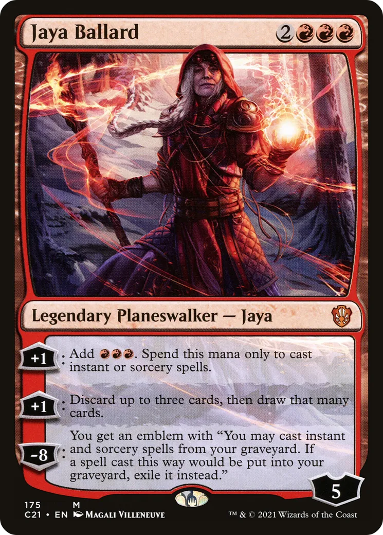 Jaya Ballard — Commander 2021 — Magic: The Gathering