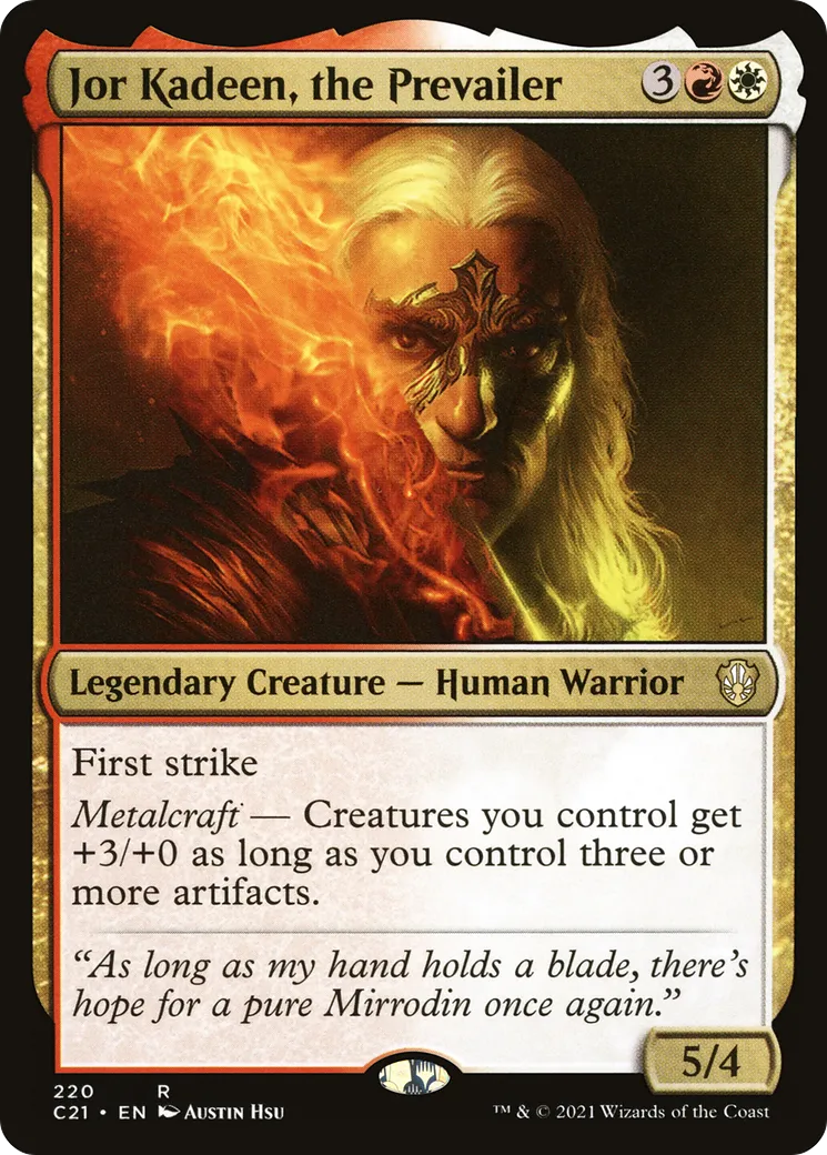 Jor Kadeen, the Prevailer — Commander 2021 — Magic: The Gathering