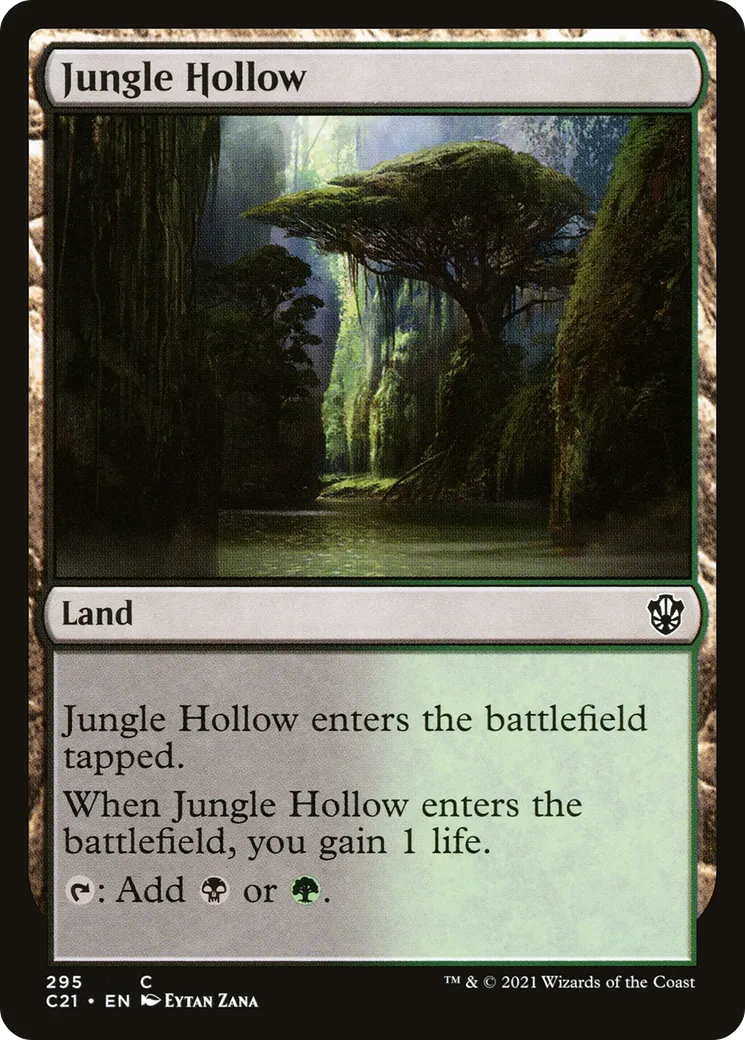Jungle Hollow — Commander 2021 — Magic: The Gathering