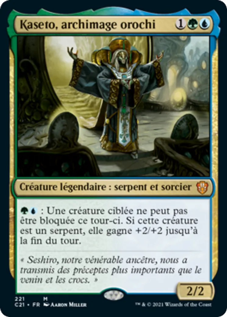 Kaseto, archimage orochi — Commander 2021 — Magic: The Gathering