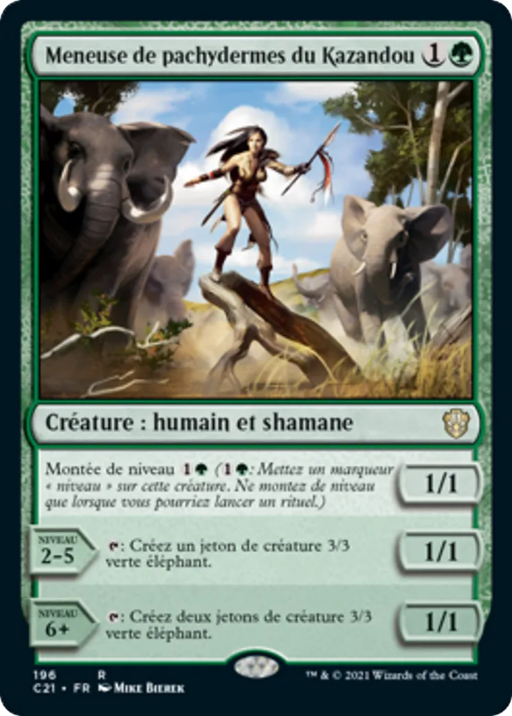 Meneuse de pachydermes du Kazandou — Commander 2021 — Magic: The Gathering