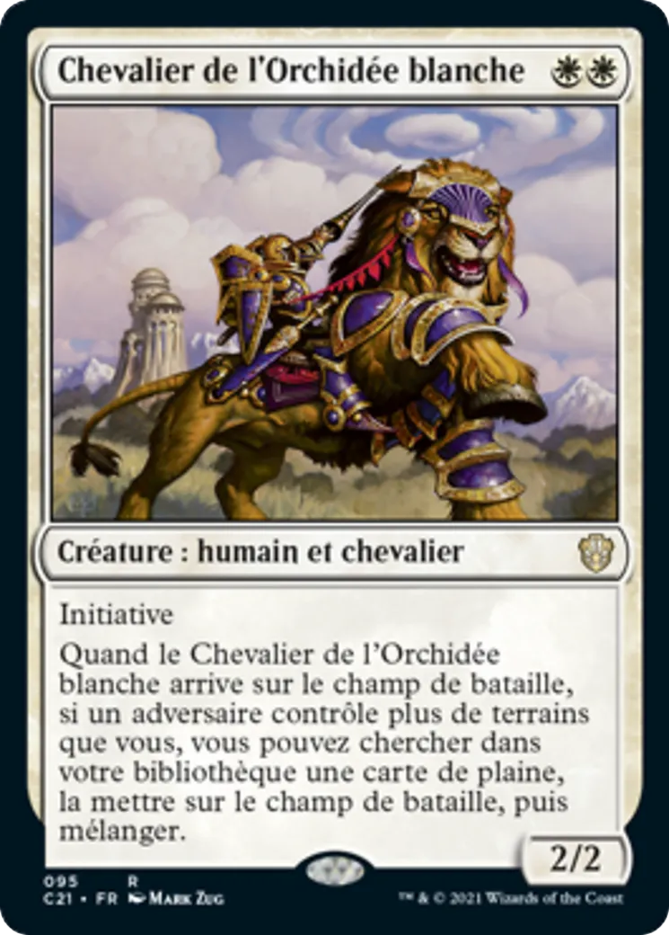 Chevalier de l'Orchidée blanche — Commander 2021 — Magic: The Gathering