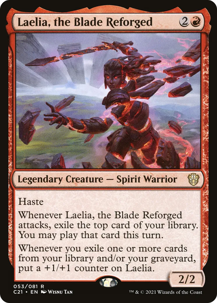 Laelia, the Blade Reforged — Commander 2021 — Magic: The Gathering