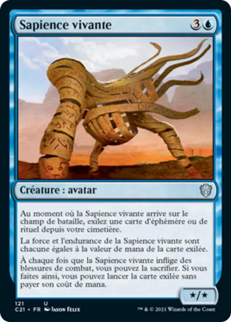 Sapience vivante — Commander 2021 — Magic: The Gathering