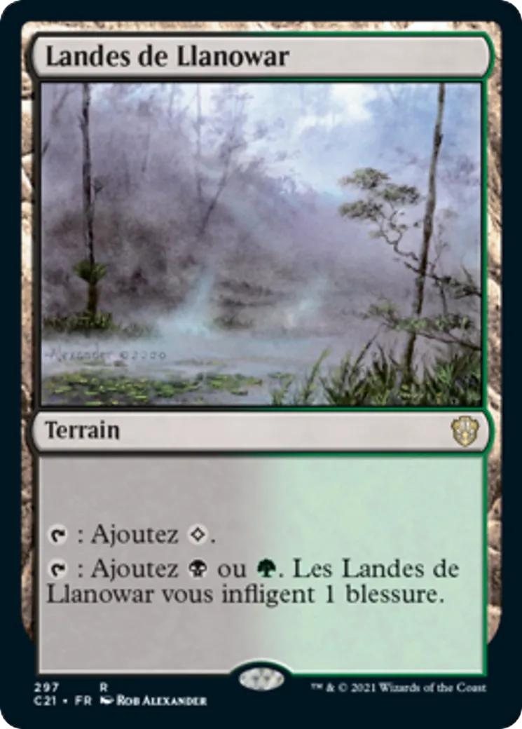 Landes de Llanowar from Commander 2021 - Magic: The Gathering