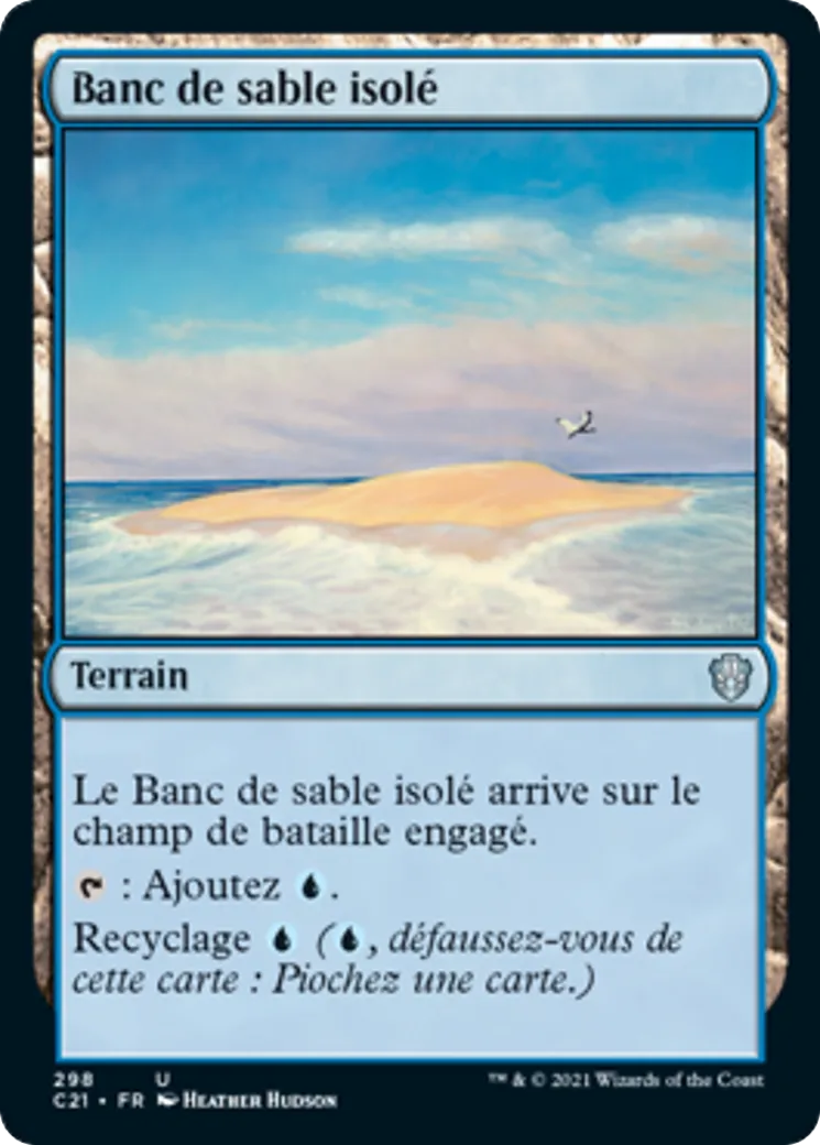 Banc de sable isolé — Commander 2021 — Magic: The Gathering