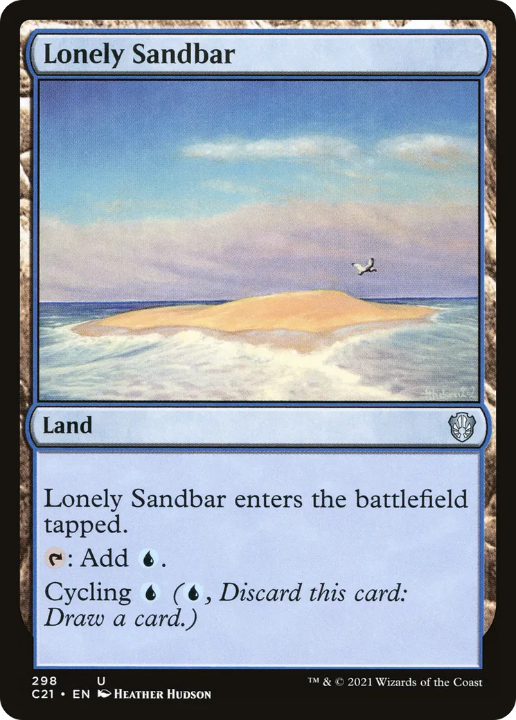 Lonely Sandbar — Commander 2021 — Magic: The Gathering