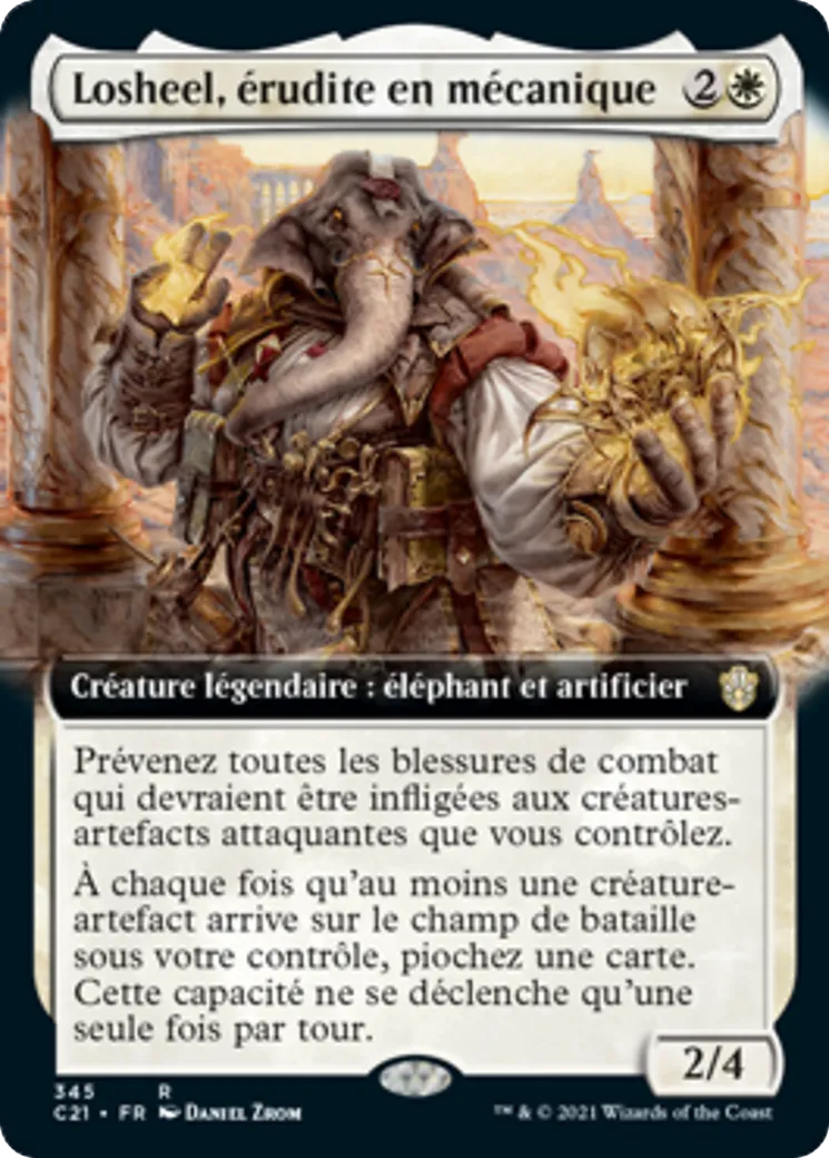 Losheel, érudite en mécanique from Commander 2021 - Magic: The Gathering