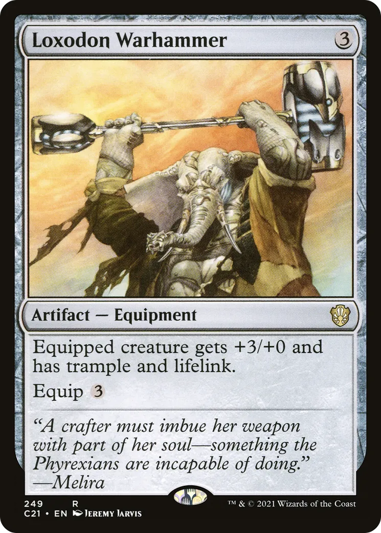Loxodon Warhammer — Commander 2021 — Magic: The Gathering
