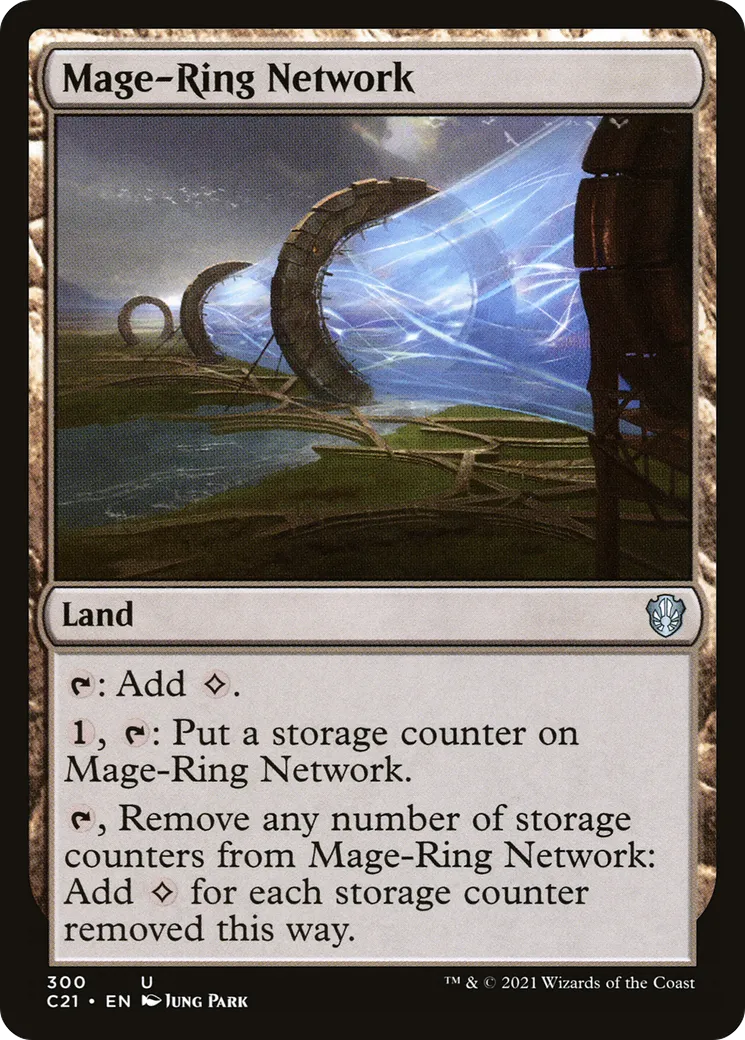Mage-Ring Network from Commander 2021 - Magic: The Gathering