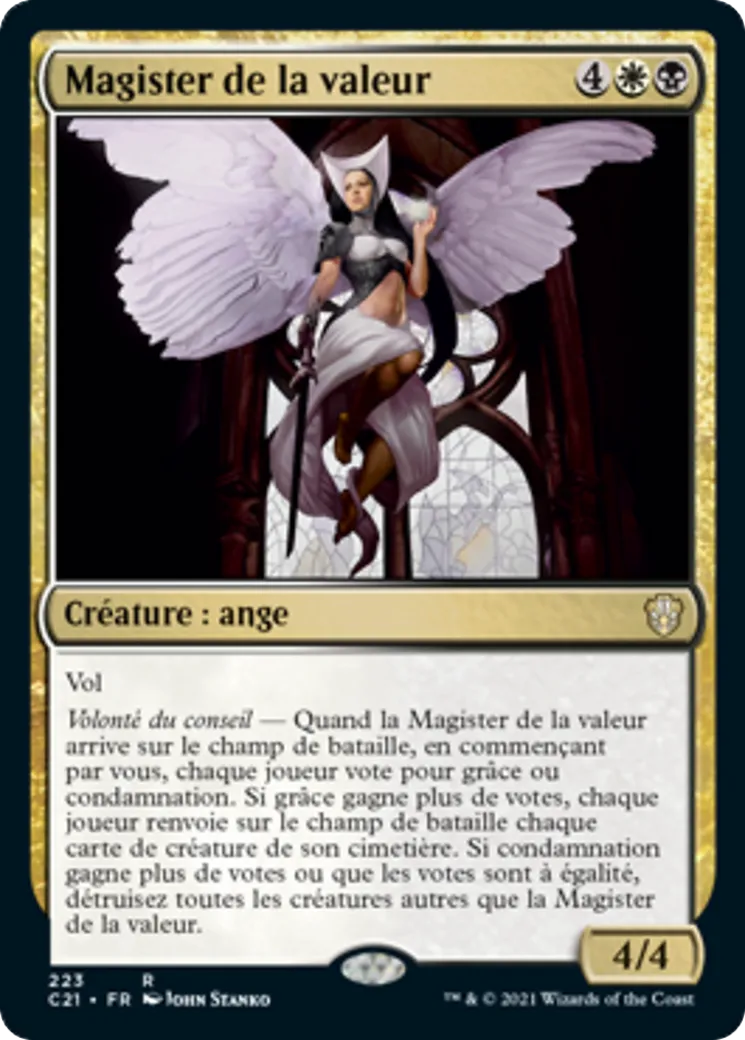 Magister de la valeur — Commander 2021 — Magic: The Gathering
