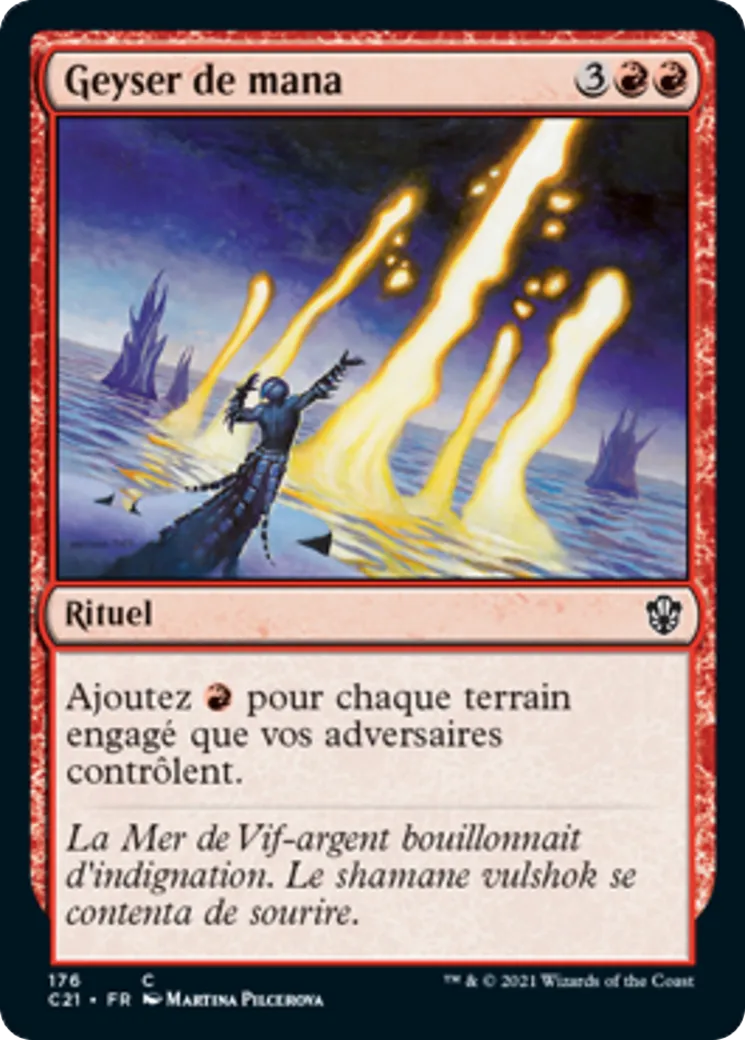Geyser de mana — Commander 2021 — Magic: The Gathering