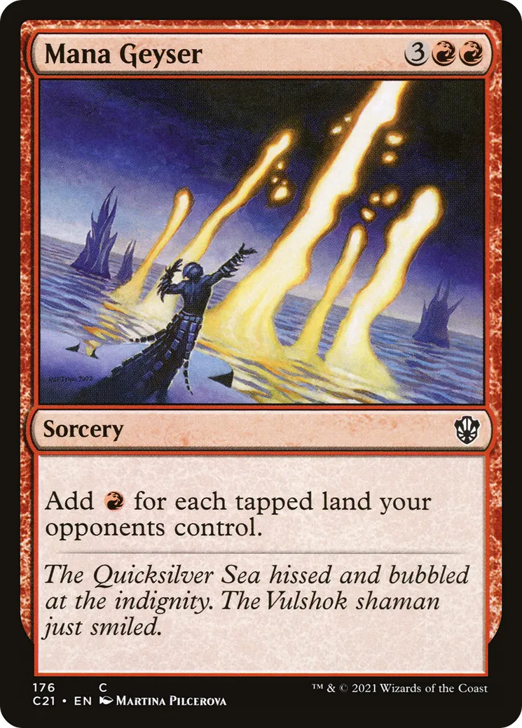 Mana Geyser — Commander 2021 — Magic: The Gathering