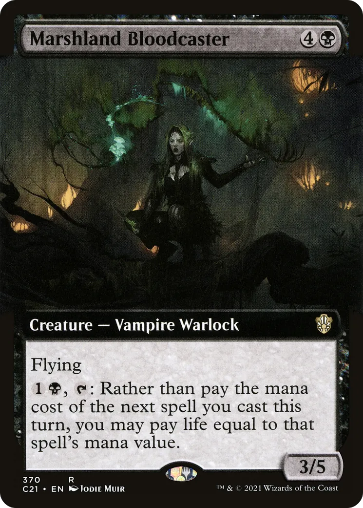 Marshland Bloodcaster — Commander 2021 — Magic: The Gathering