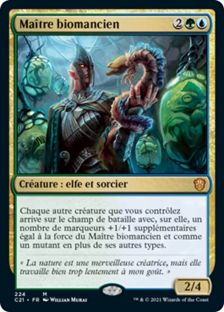 Maître biomancien from Commander 2021 - Magic: The Gathering