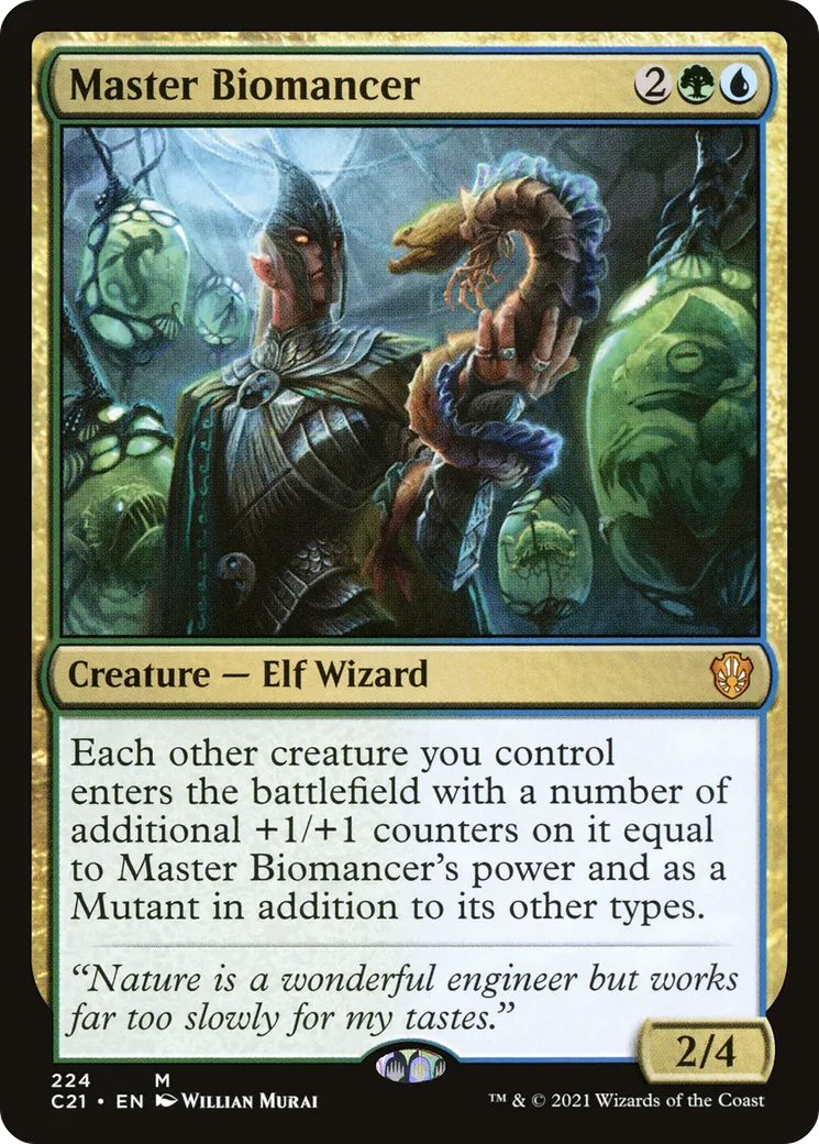 Master Biomancer from Commander 2021 - Magic: The Gathering
