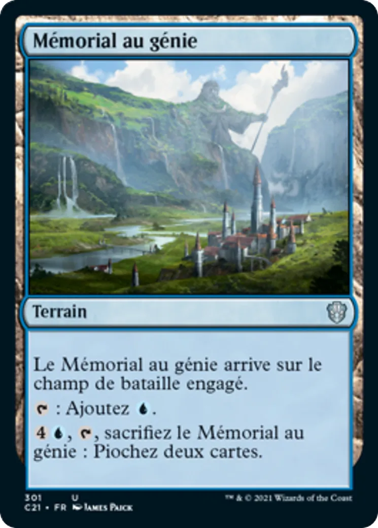 Mémorial au génie — Commander 2021 — Magic: The Gathering