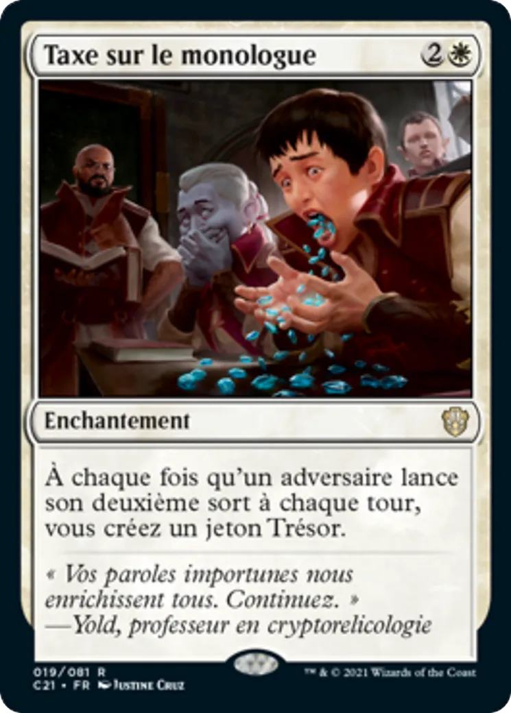 Taxe sur le monologue — Commander 2021 — Magic: The Gathering