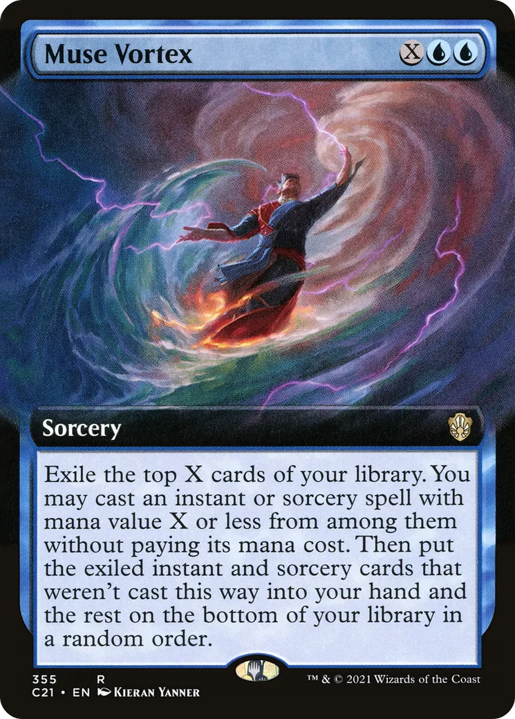 Muse Vortex from Commander 2021 - Magic: The Gathering