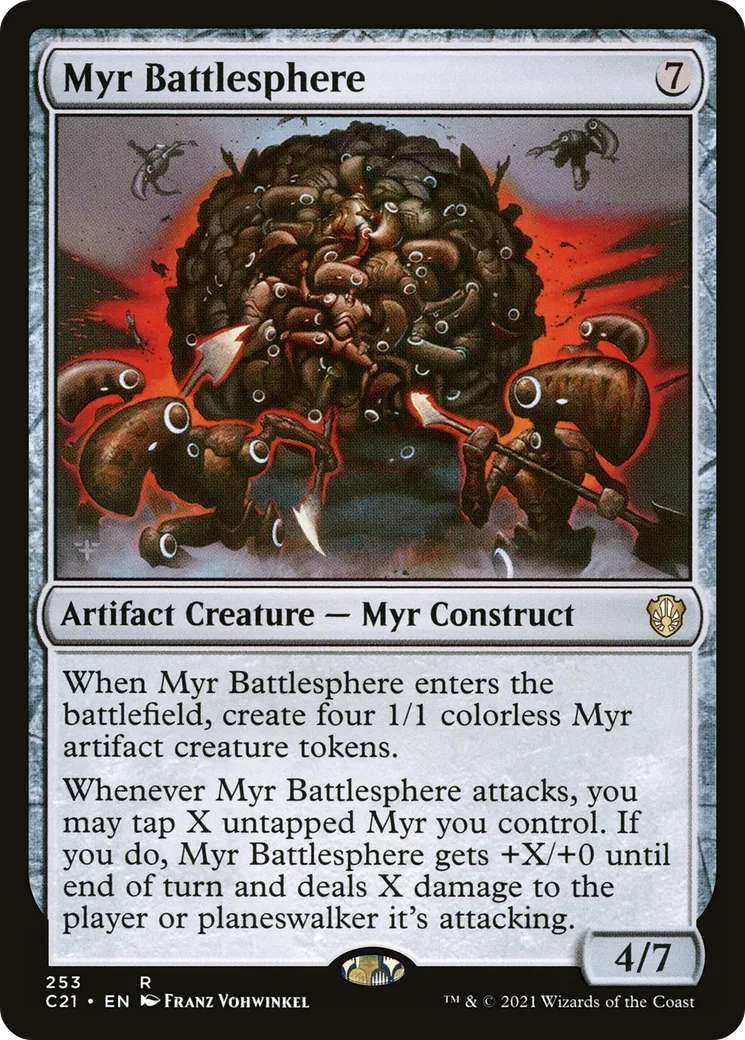 Myr Battlesphere — Commander 2021 — Magic: The Gathering