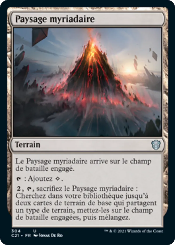 Paysage myriadaire from Commander 2021 - Magic: The Gathering