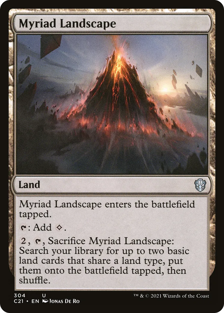Myriad Landscape — Commander 2021 — Magic: The Gathering