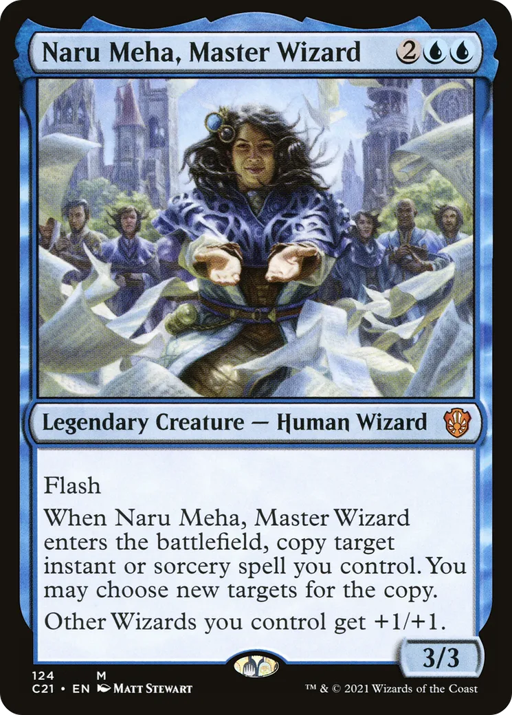 Naru Meha, Master Wizard — Commander 2021 — Magic: The Gathering