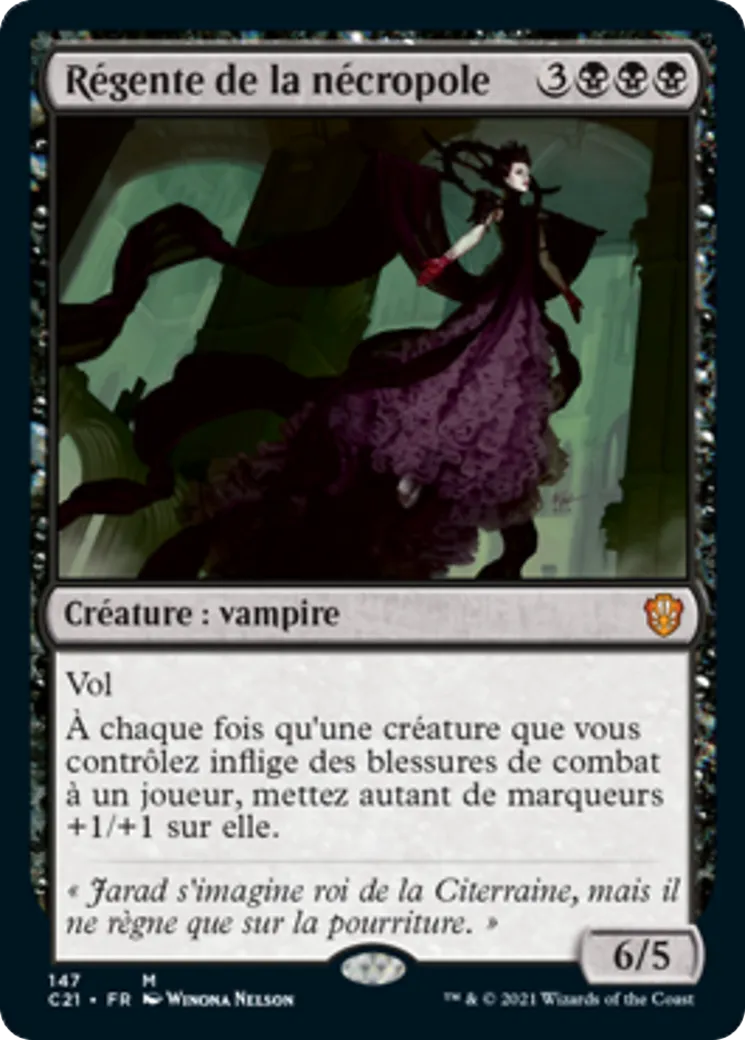 Régente de la nécropole — Commander 2021 — Magic: The Gathering