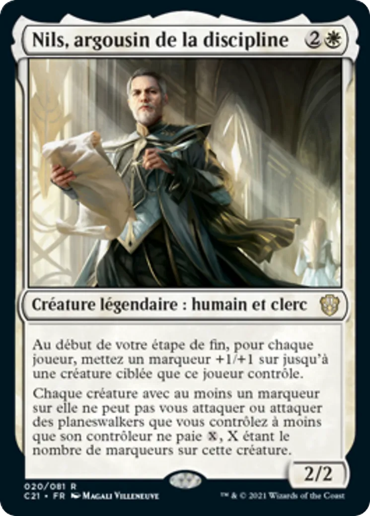 Nils, argousin de la discipline — Commander 2021 — Magic: The Gathering