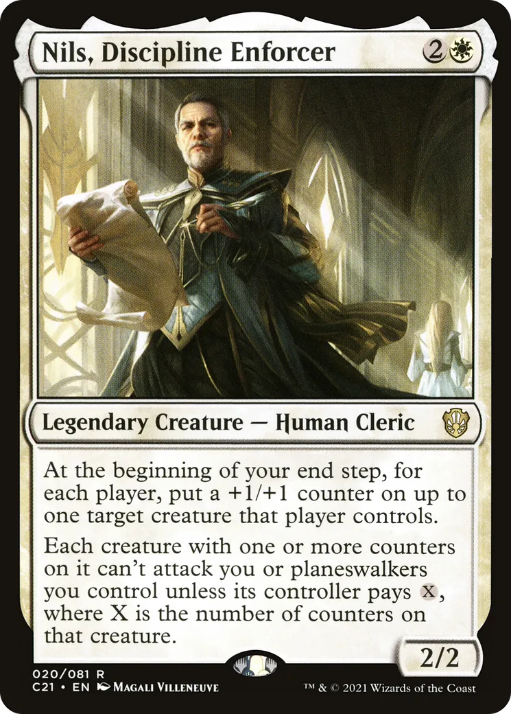 Nils, argousin de la discipline — Commander 2021 — Magic: The Gathering