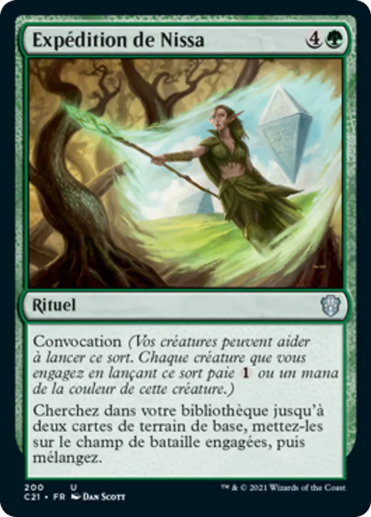 Expédition de Nissa — Commander 2021 — Magic: The Gathering
