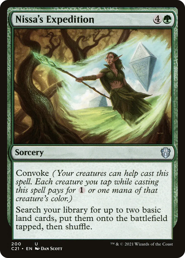 Nissa's Expedition — Commander 2021 — Magic: The Gathering