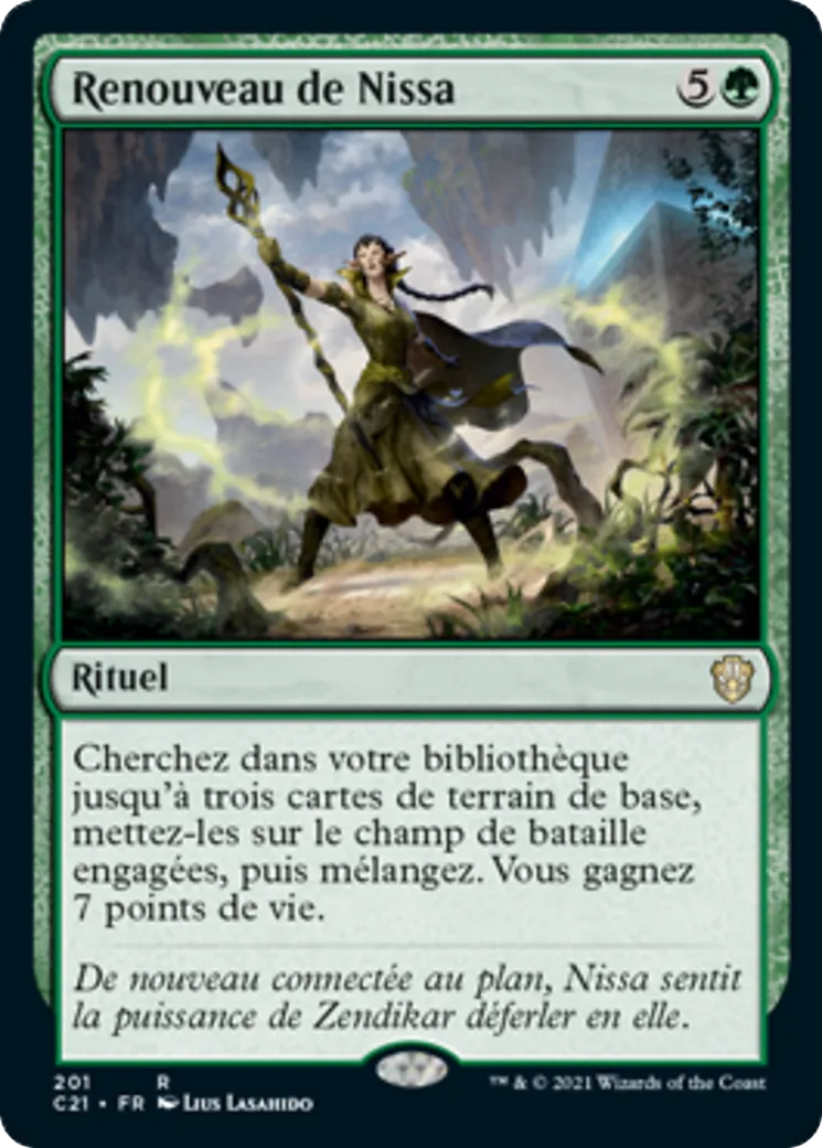 Renouveau de Nissa — Commander 2021 — Magic: The Gathering
