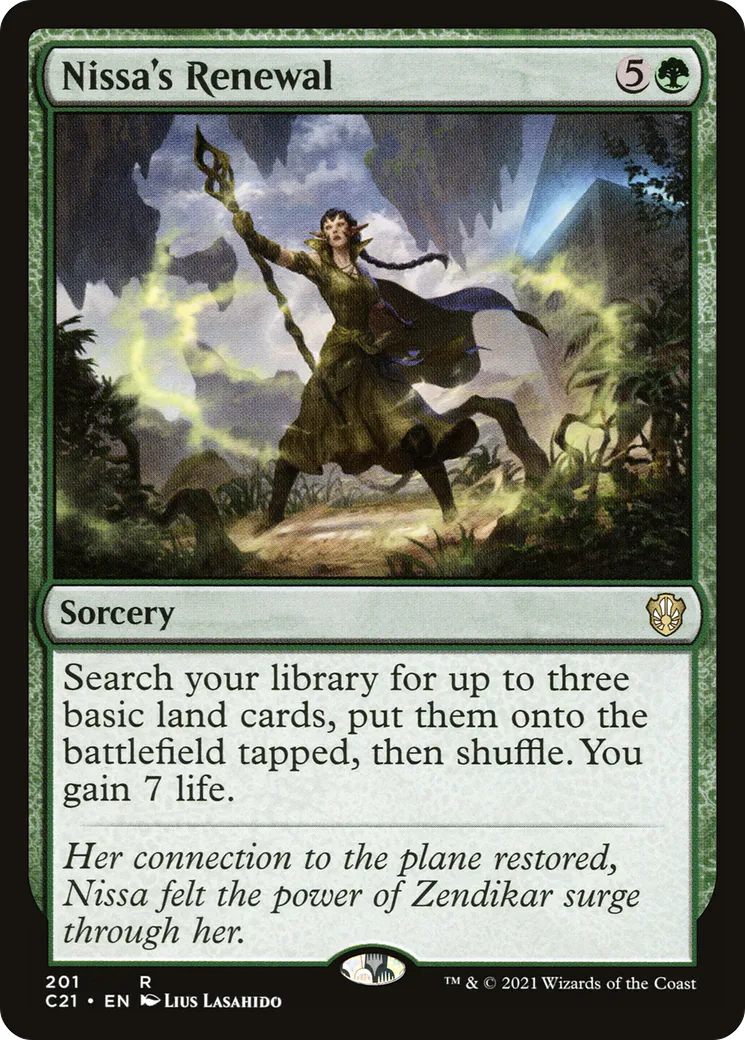 Nissa's Renewal — Commander 2021 — Magic: The Gathering