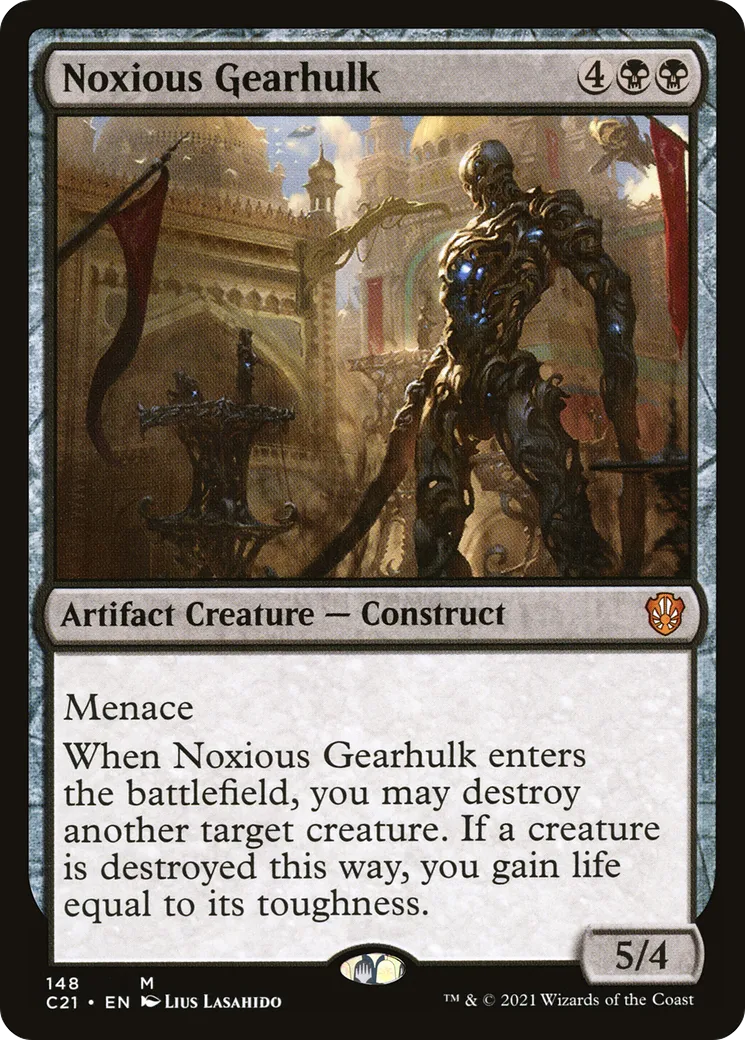 Noxious Gearhulk — Commander 2021 — Magic: The Gathering