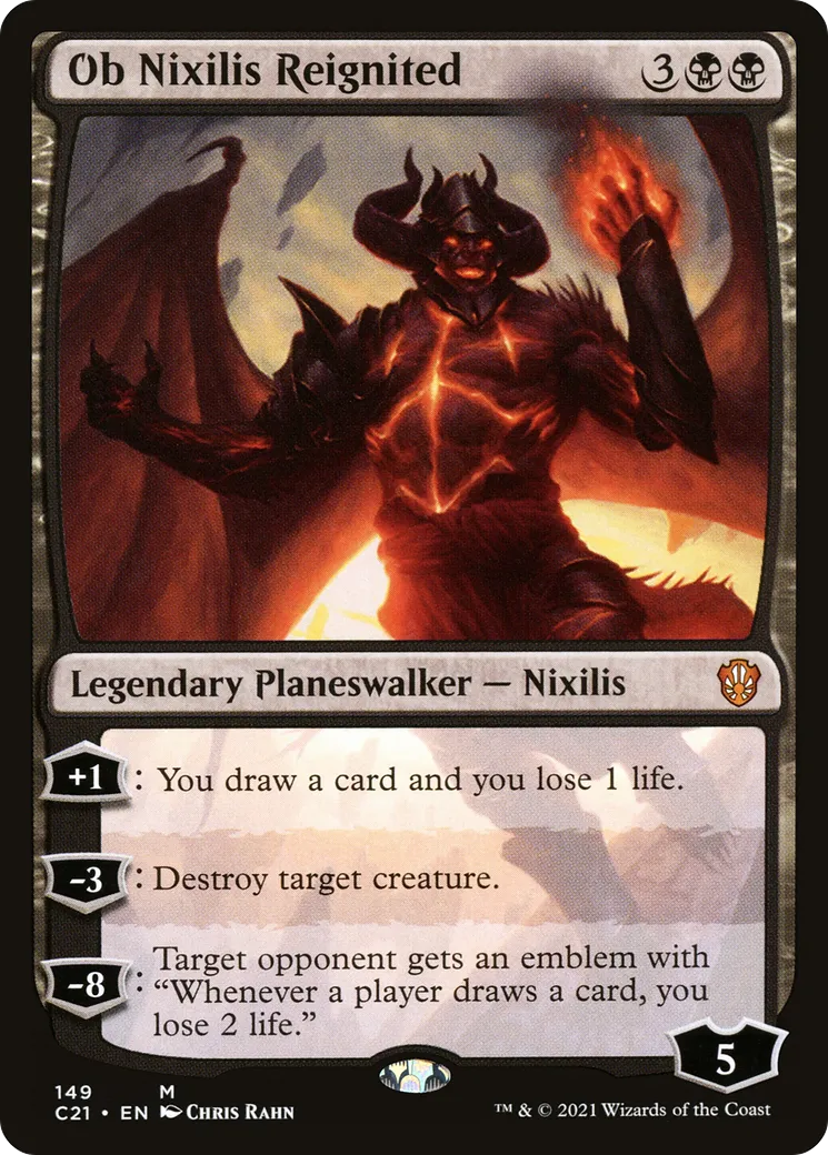 Ob Nixilis Reignited — Commander 2021 — Magic: The Gathering
