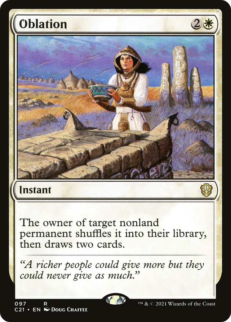 Oblation — Commander 2021 — Magic: The Gathering