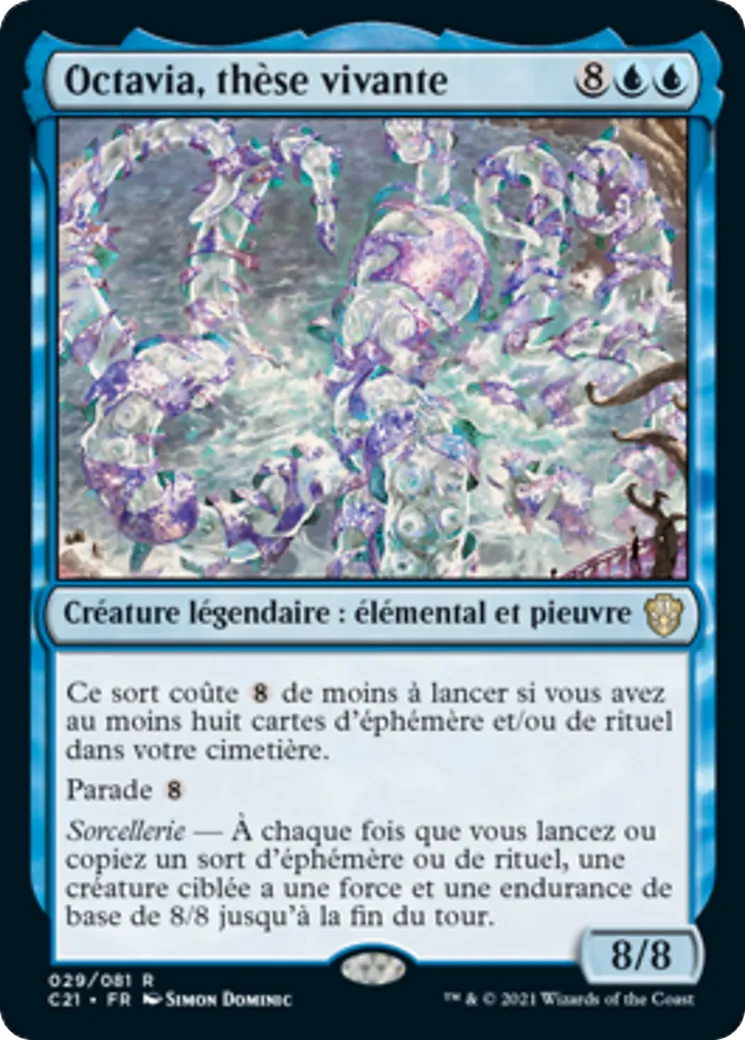 Octavia, thèse vivante — Commander 2021 — Magic: The Gathering