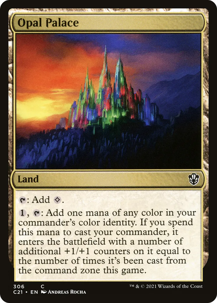 Palais d'opale — Commander 2021 — Magic: The Gathering