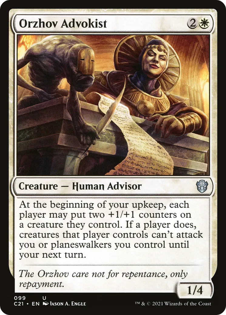 Orzhov Advokist — Commander 2021 — Magic: The Gathering