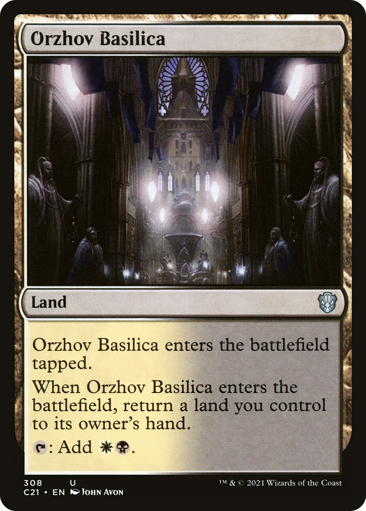 Orzhov Basilica — Commander 2021 — Magic: The Gathering