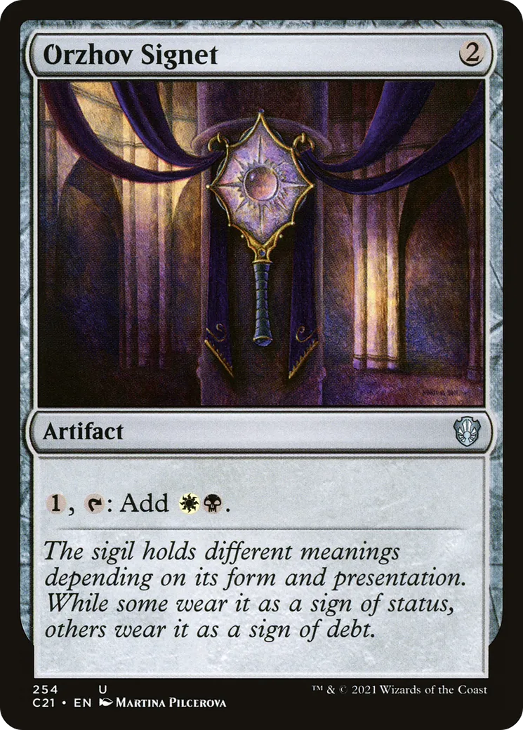 Orzhov Signet — Commander 2021 — Magic: The Gathering